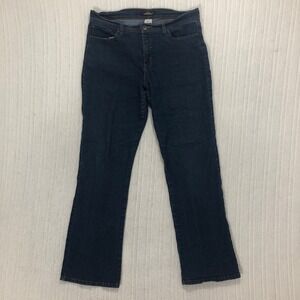 Jordache Women Blue Denim Bootcut Jeans Size 14